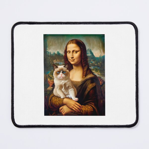 Item preview, The Gioconda with her cat designed and sold by paulrommer.