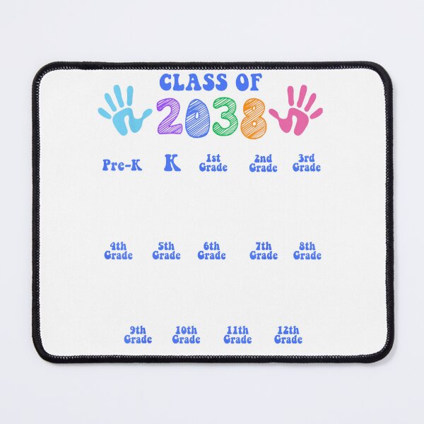 Item preview, Colorful Class of 2038 Graduate Journey - Pre-K to Senior Year Tee designed and sold by 3liegy.