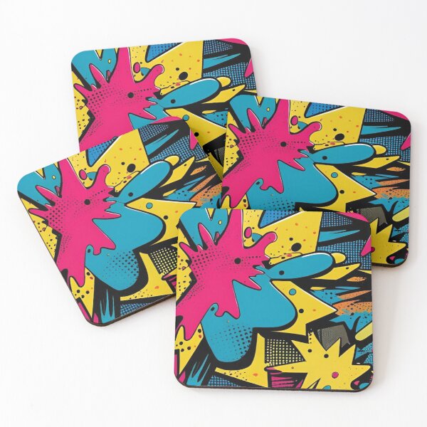 Item preview, Colorful and Explosive Pop Art Graphics Styled after Retro Comics designed and sold by cavroyalshop.