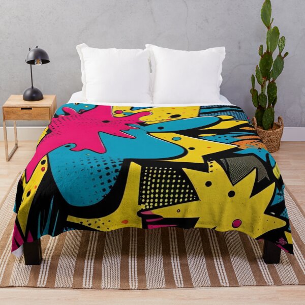 Item preview, Colorful and Explosive Pop Art Graphics Styled after Retro Comics designed and sold by cavroyalshop.