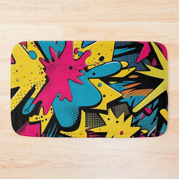 Item preview, Colorful and Explosive Pop Art Graphics Styled after Retro Comics designed and sold by cavroyalshop.