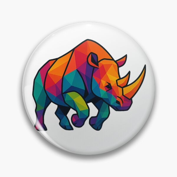 Item preview, Prismatic Charging Rhino designed and sold by TheWonkyEaselCo.