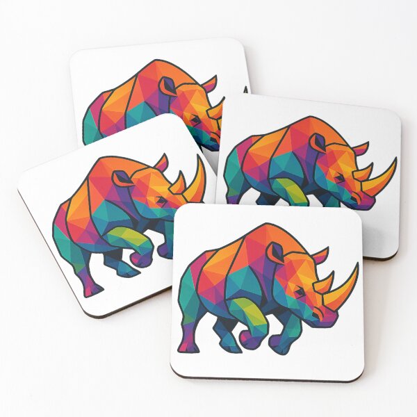 Item preview, Prismatic Charging Rhino designed and sold by TheWonkyEaselCo.