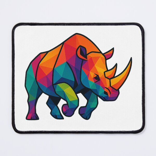 Item preview, Prismatic Charging Rhino designed and sold by TheWonkyEaselCo.