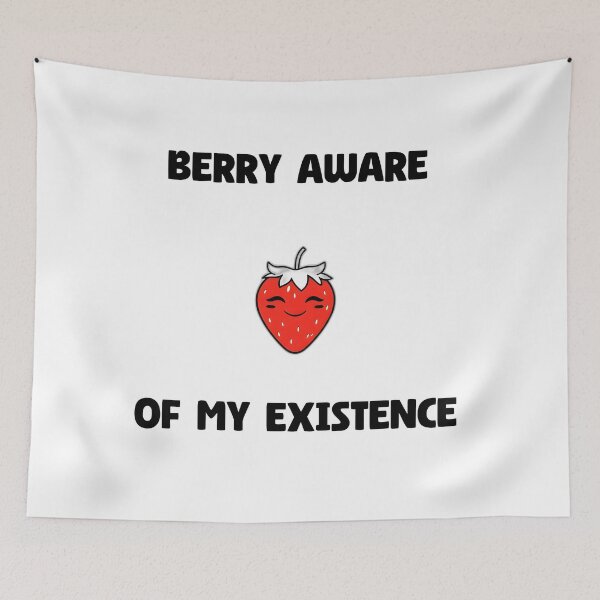 Item preview, Self-Aware Strawberry designed and sold by allogy.