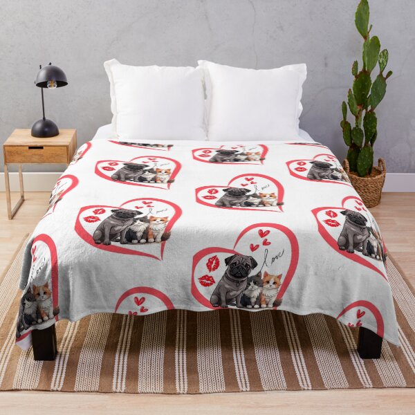 Item preview, Pugs and cats designed and sold by MitMopsundHerz Rosinchens_Welt.