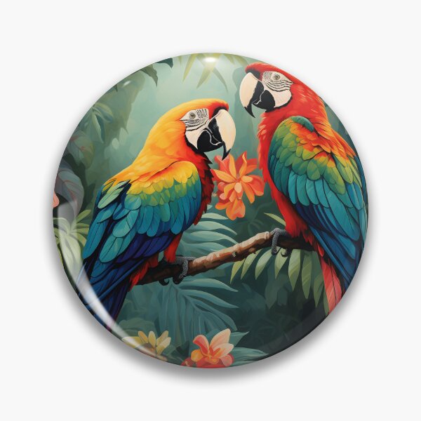 Artikelvorschau, Tropical Plumage Elegance entworfen und verkauft von DrawnThreads.