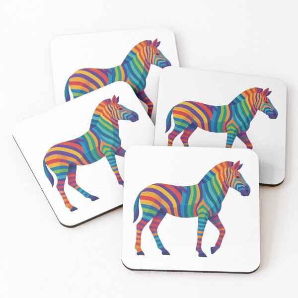 Item preview, Prismatic Zebra Side Profile designed and sold by TheWonkyEaselCo.