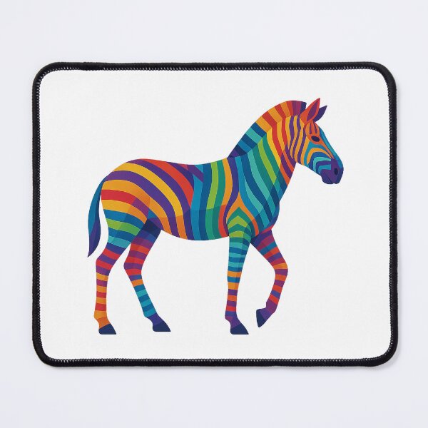 Item preview, Prismatic Zebra Side Profile designed and sold by TheWonkyEaselCo.