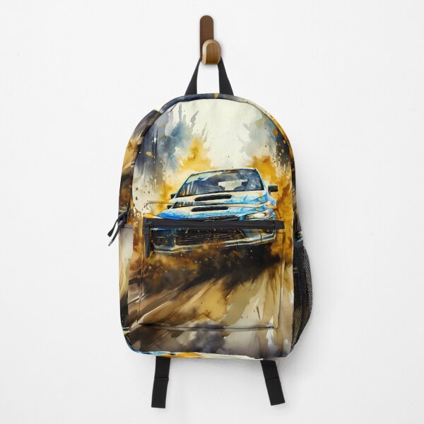 Item preview, Rally Car Drifting Through Muddy Forest In Dramatic Action Scene designed and sold by RevUpDesign.
