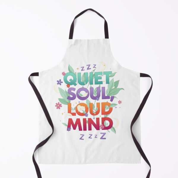 Item preview, Quiet Soul, Loud Mind - Typographic Art designed and sold by artistmagicshop.
