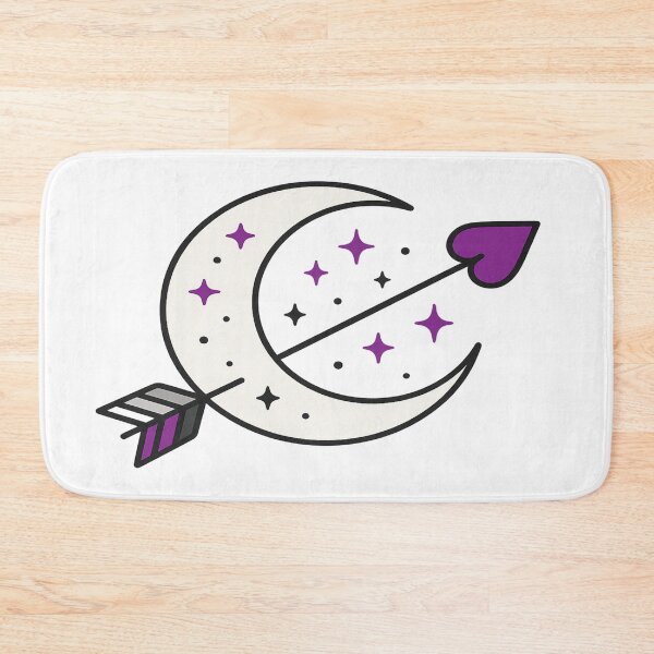 Item preview, Mystic Moon & Heart-Tipped Arrow – Demisexual Love in Focus designed and sold by Rajasekar.
