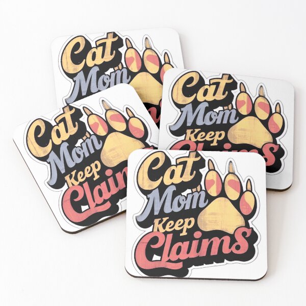 Item preview, Cat Mom Keeps Calm: Sticker for Feline Lovers designed and sold by MyDesigneStore.