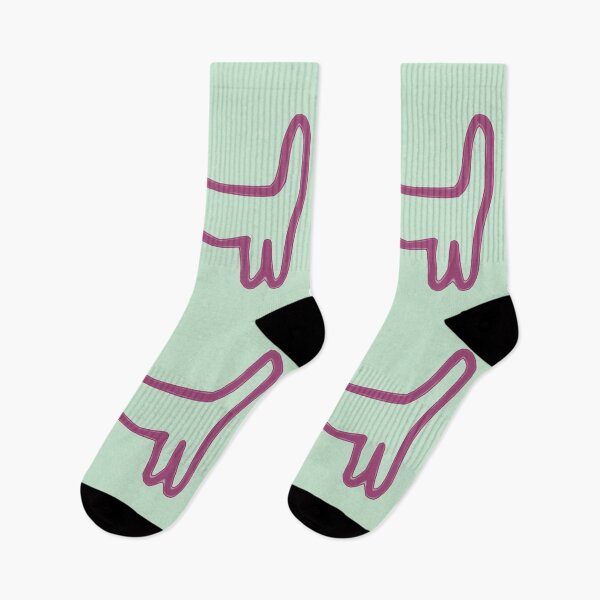 Item preview, Minimal Dog with purple outline on pastel green – Reduced line dog designed and sold by Vision Illustrated.