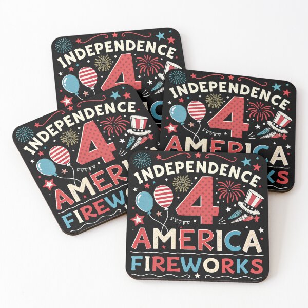 Item preview, Patriotic 4th of July Celebration Design- Independence 4 America Fireworks  designed and sold by wellie-chic.