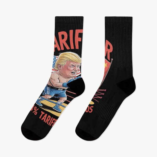 Item preview, Tariff War Funny Trump vs Xi Jinping Boxing Match USA China designed and sold by splindoershop.