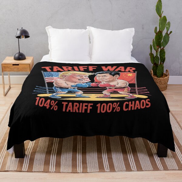 Item preview, Tariff War Funny Trump vs Xi Jinping Boxing Match USA China designed and sold by splindoershop.