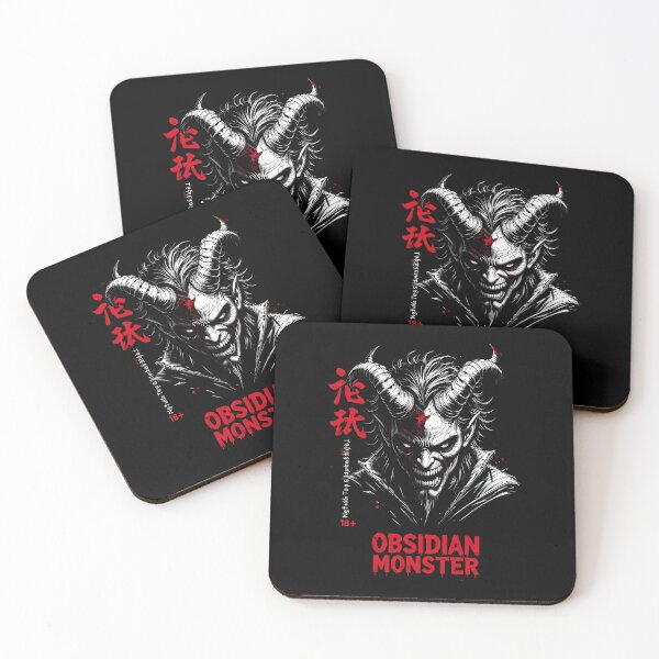 Item preview, OBSIDIAN MONSTER And Japanese Symbol Demon designed and sold by GesparHouse.
