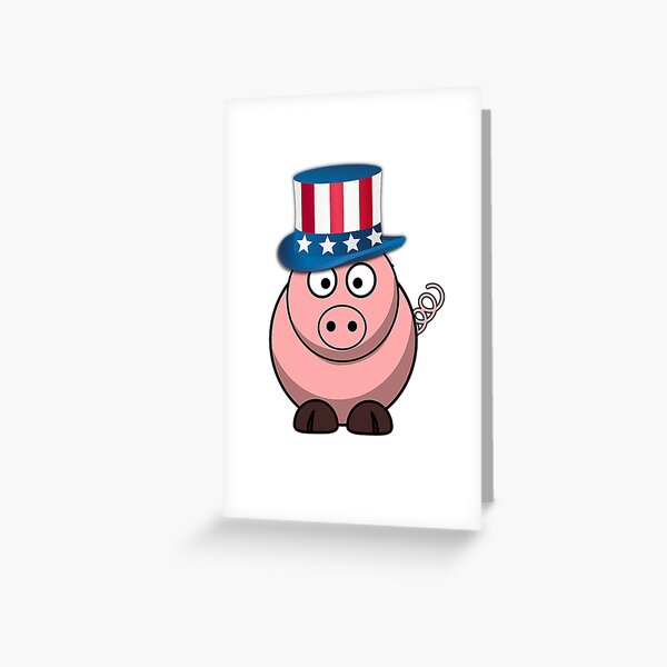 Download Pig Svg Greeting Cards Redbubble