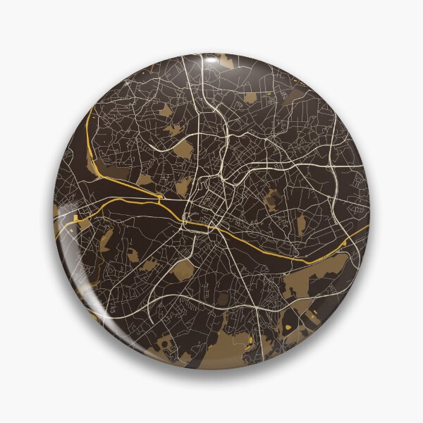 Item preview, Charleroi City Map of Wallonia, Belgium - Pastel designed and sold by deMAP.