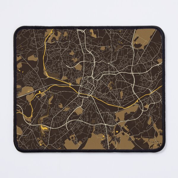Item preview, Charleroi City Map of Wallonia, Belgium - Pastel designed and sold by deMAP.