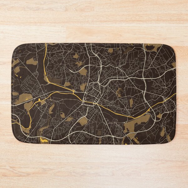 Item preview, Charleroi City Map of Wallonia, Belgium - Pastel designed and sold by deMAP.