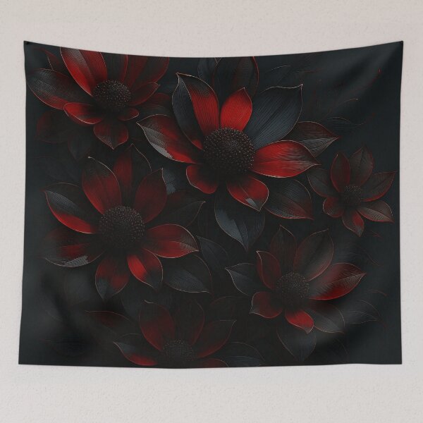 Item preview, Crimson Petal Symphony designed and sold by Kaleidoscope Print.
