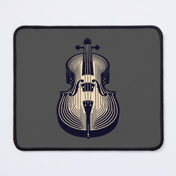 Item preview, Elegant Art Deco Cello Illustration designed and sold by BRU Design.