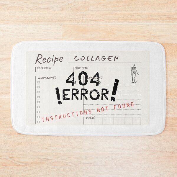 Item preview, Collagen: Recipe Not Found designed and sold by Wobbly and Weary.