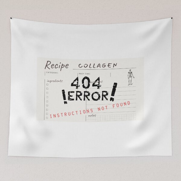 Item preview, Collagen: Recipe Not Found designed and sold by Wobbly and Weary.