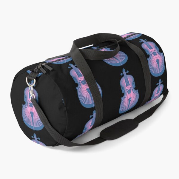 Item preview, Retro Pink and Blue Cello Art designed and sold by BRU Design.