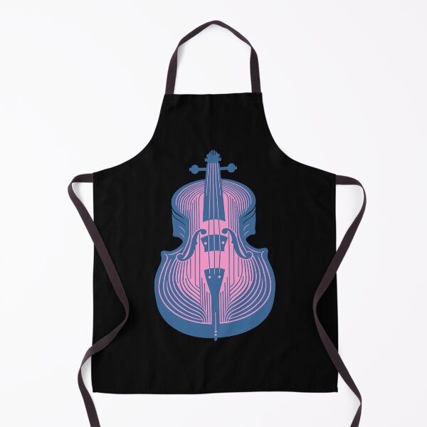 Item preview, Retro Pink and Blue Cello Art designed and sold by BRU Design.
