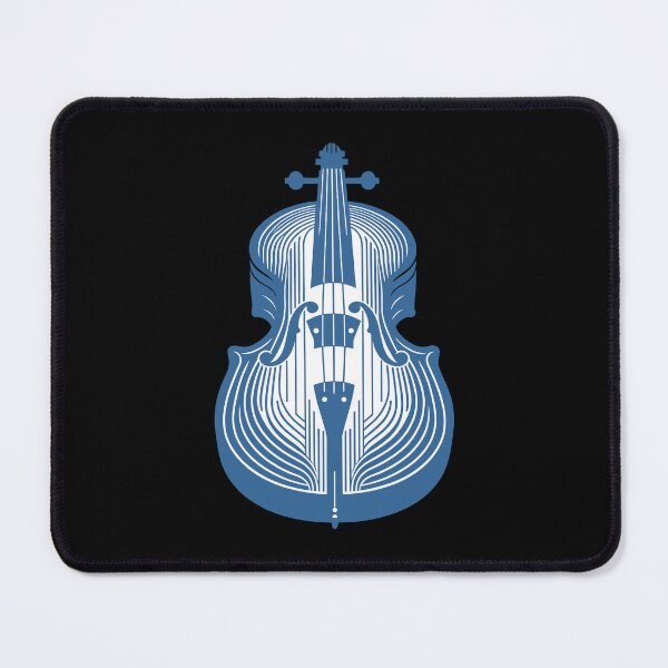 Item preview, Blue and White Cello Line Art designed and sold by BRU Design.