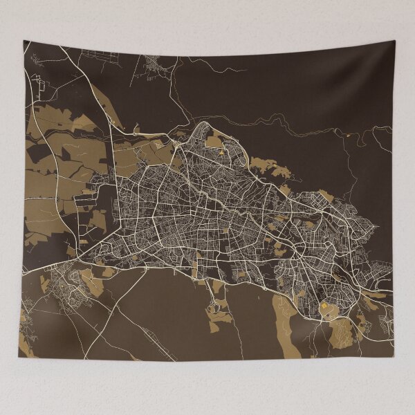 Item preview, Tabriz City Map of Iran - Pastel designed and sold by deMAP.