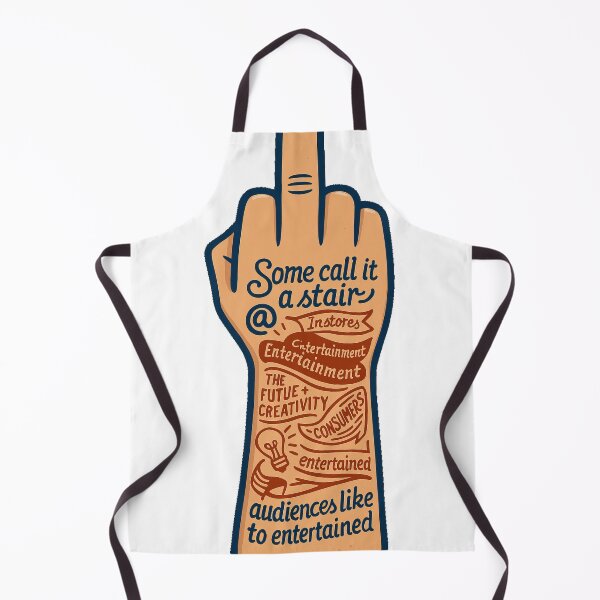 Item preview, Middle Finger Infographic – Satirical Pop Art on Entertainment & Consumer Culture designed and sold by BeUniqueCo.