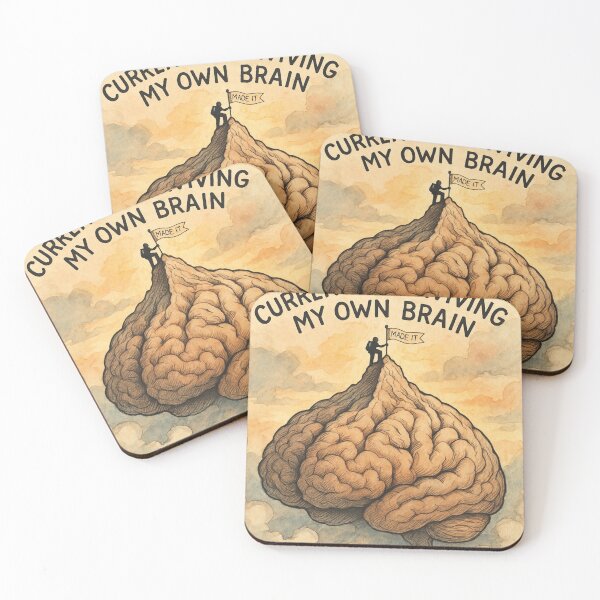 Item preview, Brain Survival: Made It To The Top designed and sold by Coreygwelch.