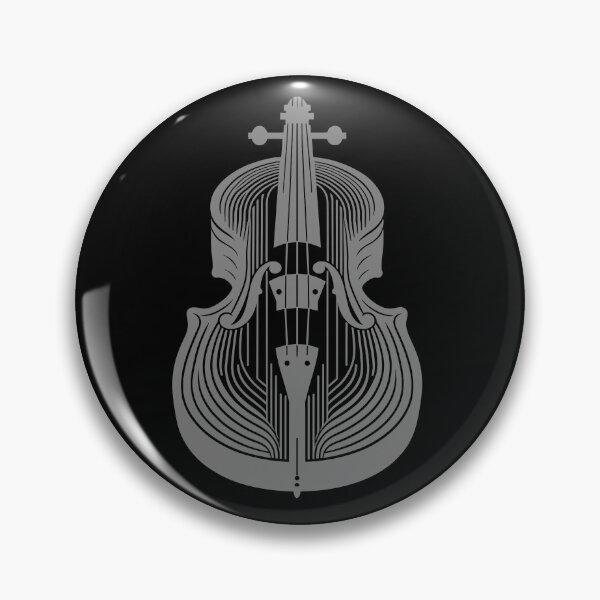Item preview, Minimalist Gray Cello Silhouette designed and sold by BRU Design.