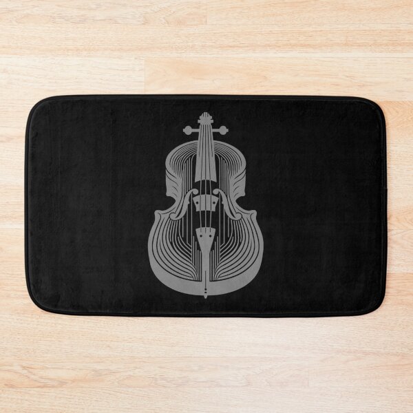 Item preview, Minimalist Gray Cello Silhouette designed and sold by BRU Design.