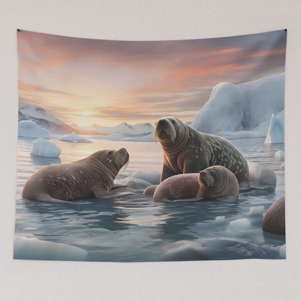 Item preview, Wild Arctic Realm designed and sold by DrawnThreads.