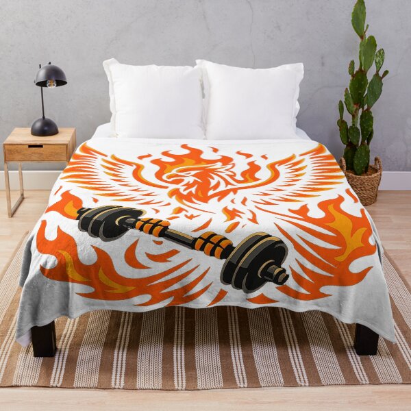 Item preview, Phoenix Power Reborn – Fierce Gym Design designed and sold by KindVibeStudio.