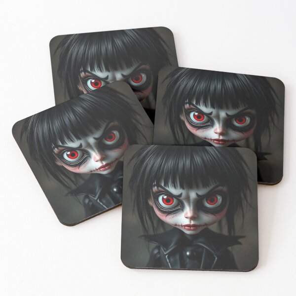 Item preview, Evil Stare Goth Doll designed and sold by TheDarkVault.