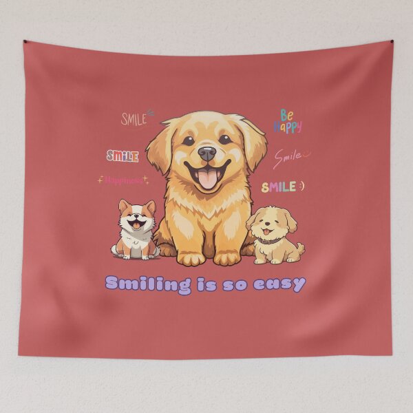 Item preview, Happy Puppies – Smile with Them designed and sold by MadeByKriss.