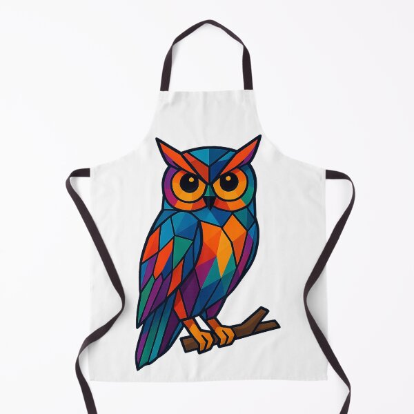 Item preview, Prismatic Owl Perched designed and sold by TheWonkyEaselCo.