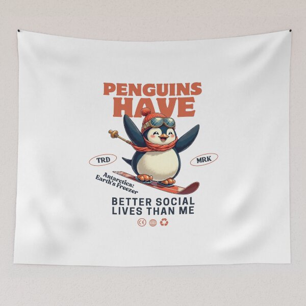 Item preview, Penguins have better social life than me designed and sold by Peerless-Prime.
