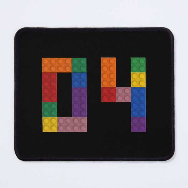 Item preview, 04 numbering made of bricks designed and sold by Brickification.