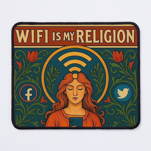 Item preview, WiFi is my religion designed and sold by TOSHA-Poland.