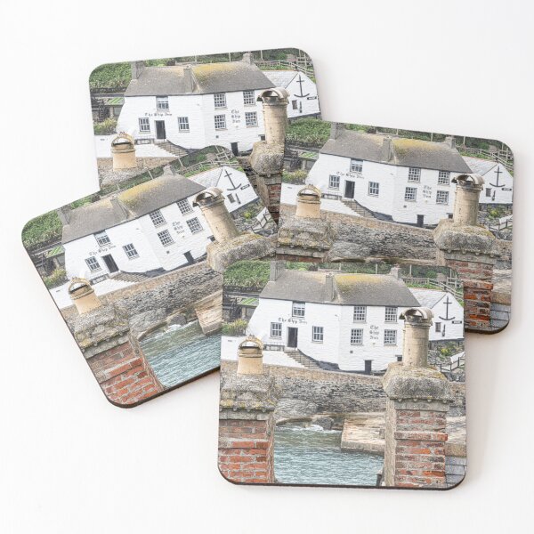Item preview, chimney pots Porthleven,Ship Inn designed and sold by kathleenjean.