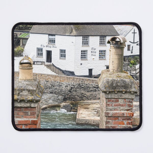 Item preview, chimney pots Porthleven,Ship Inn designed and sold by kathleenjean.