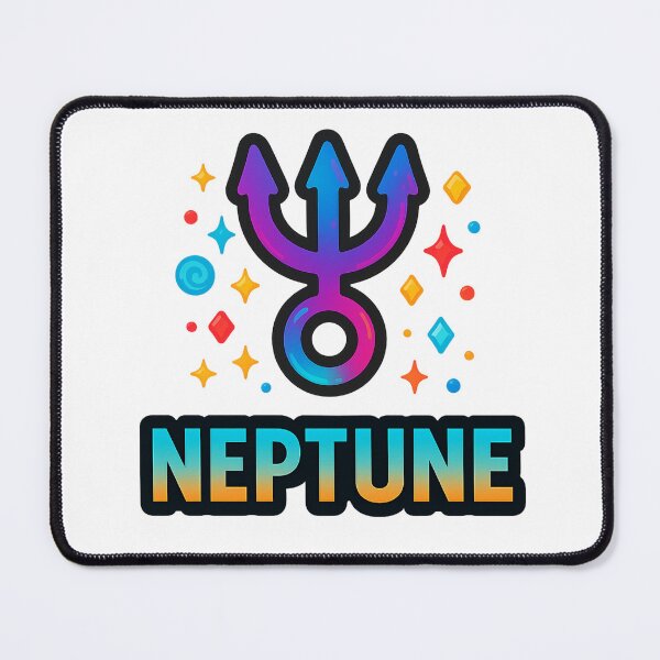 Item preview, Neptune Psychedelic Astral Symbol 1 designed and sold by sifo2024.