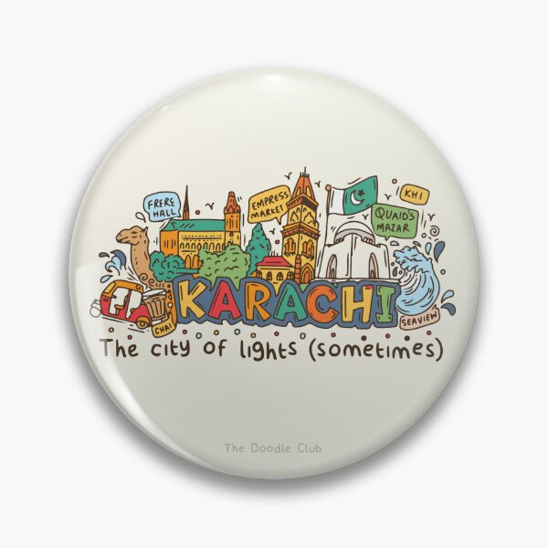 Item preview, Karachi City Doodle Art  designed and sold by thedoodleclub.